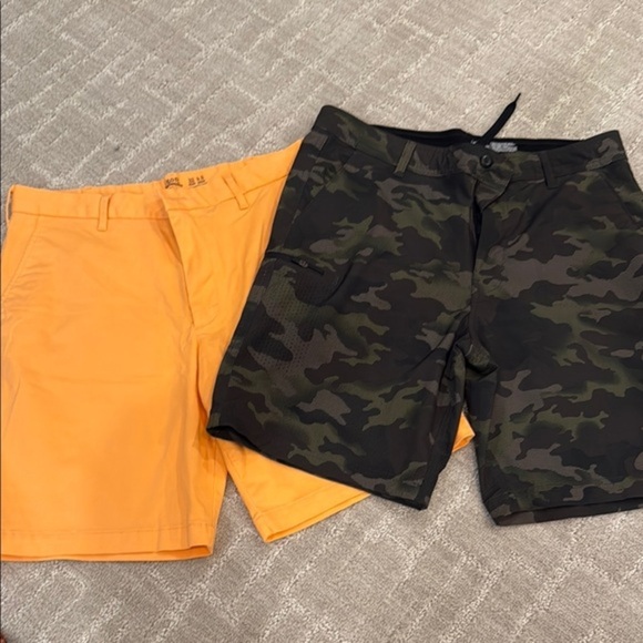 Orange and Camouflage Shorts Set - Picture 2 of 2